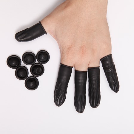 黑色防静电手指套