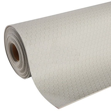Anti-fatigue ESD Floor Mats - grey round dot roll